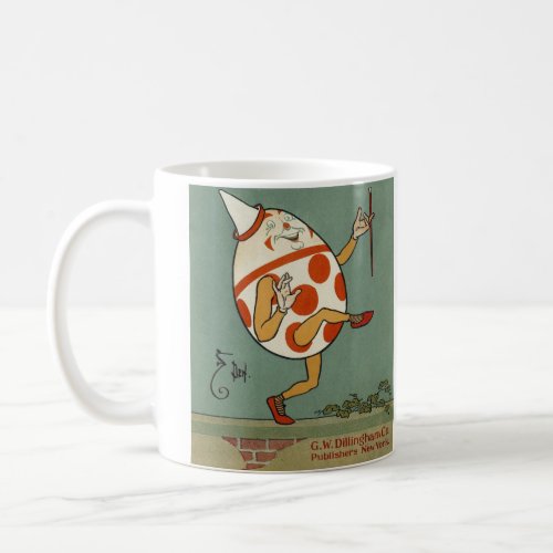 Humpty Dumpty Vintage Mother Goose Nursery Rhyme Coffee Mug