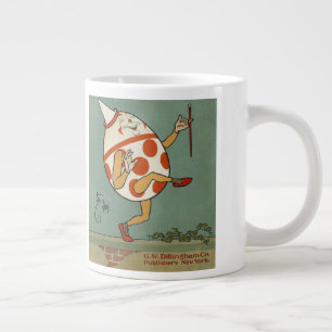 Humpty Dumpty, Vintage Mother Goose Nursery Rhyme Large Coffee Mug
