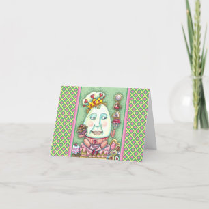 HUMPTY KING, HEARTS & CONFECTIONS, VALENTINE Blank Card
