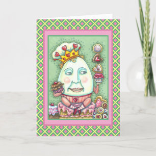 HUMPTY KING OF HEARTS AND CONFECTIONS, VALENTINE HOLIDAY CARD