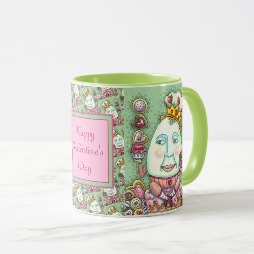 HUMPTY KING OF HEARTS AND CONFECTIONS VALENTINE MUG