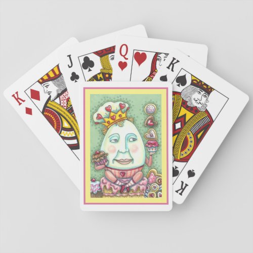 HUMPTY KING OF HEARTS AND CONFECTIONS VALENTINE PLAYING CARDS