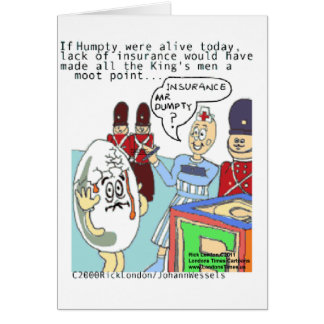 Humpty & Medical Insuarance Funny Tees Cards Gifts