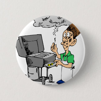 Humrous Grill Gifts Pinback Button