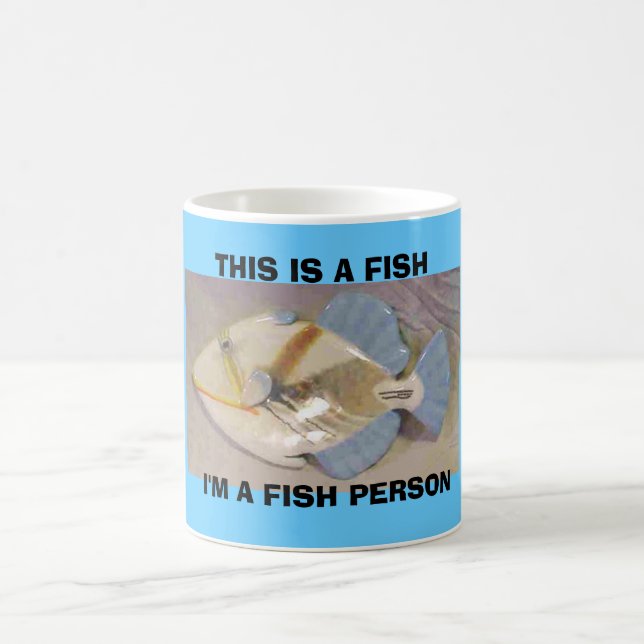 humu triggerfish] coffee mug (Center)