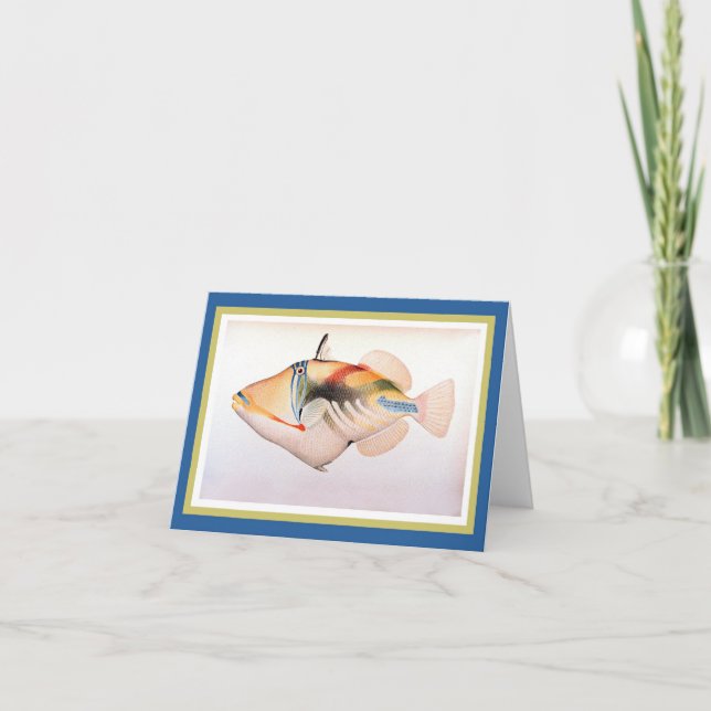 Humuhumu Apua'a Fish Card (Front)