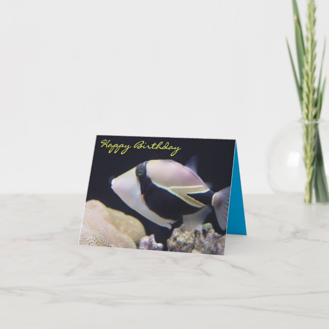 Humuhumunukunukuāpuaʻa Birthday Card (Front)