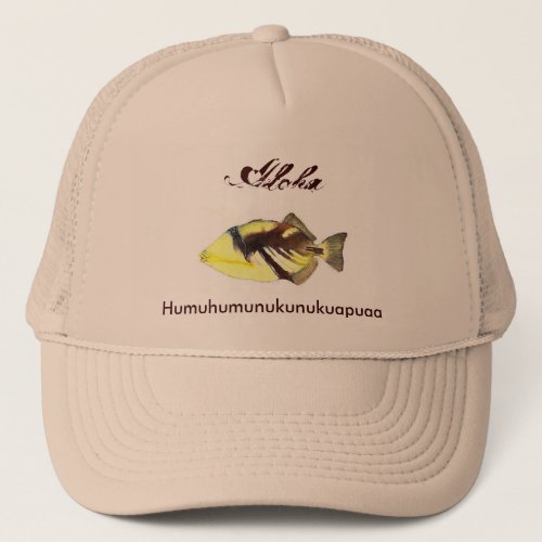 Humuhumunukunukuapuaa  Aloha Trucker Hat