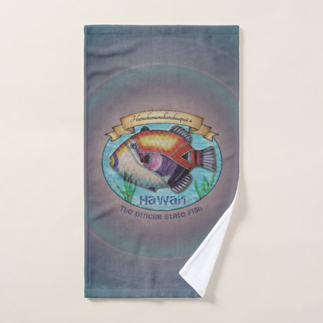 Humuhumunukunukuapua'a Bath Towel Set (Hand Towel)
