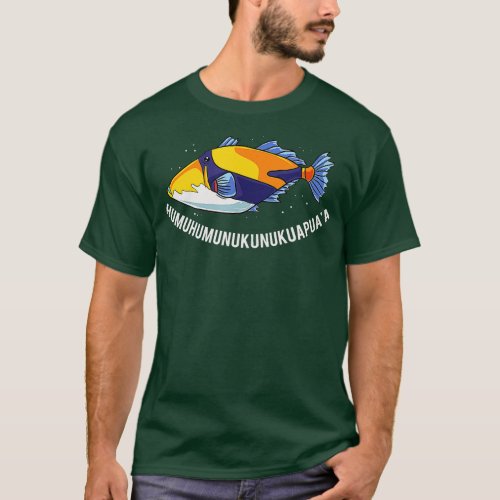 Humuhumunukunukuapuaa Hawaiian State Fish  T_Shirt