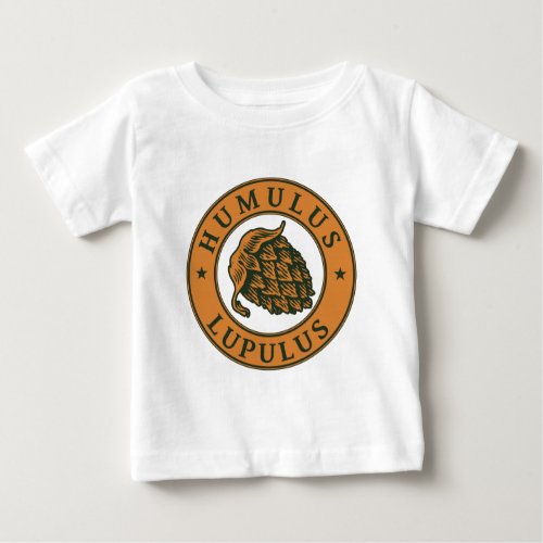 Humulus lupulus hop for craft beer baby T_Shirt