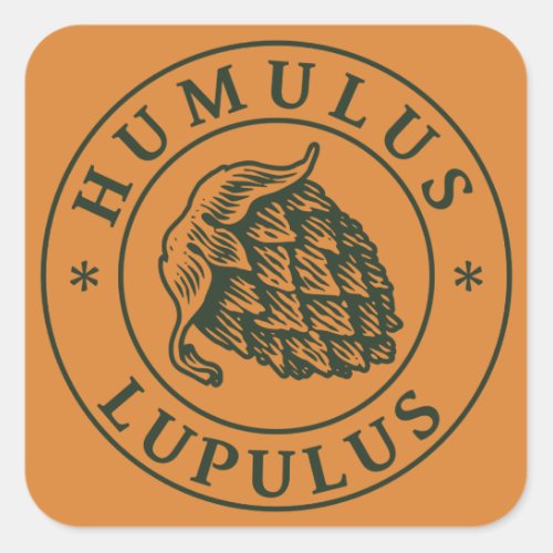 Humulus lupulus sticker square