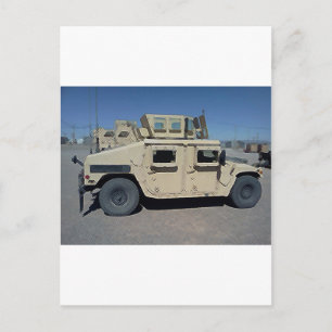 HUMVEE UNITED STATES MILITARY POSTCARD
