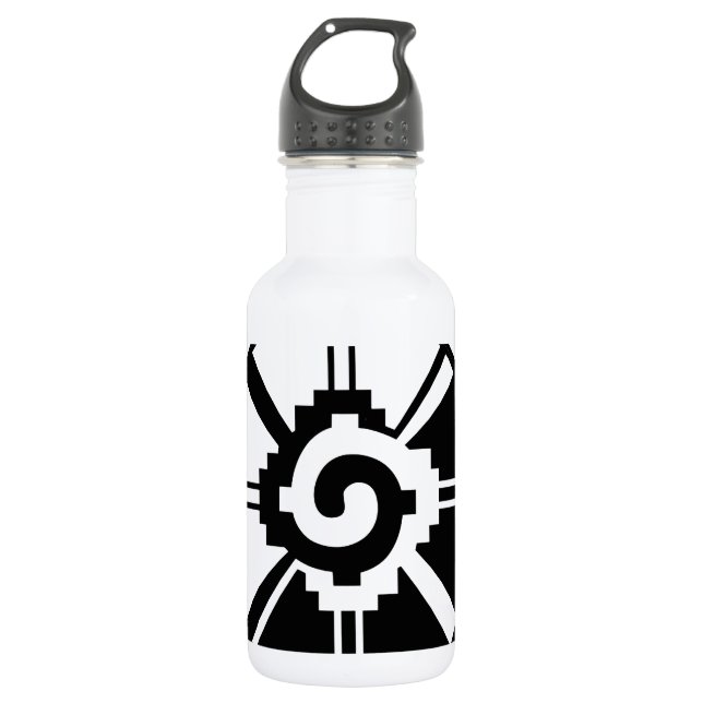 Hunab Ku Creator & Celestial Planets Stainless Steel Water Bottle (Front)