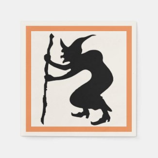 HUNCHBACK HALLOWEEN WITCH PAPER NAPKINS