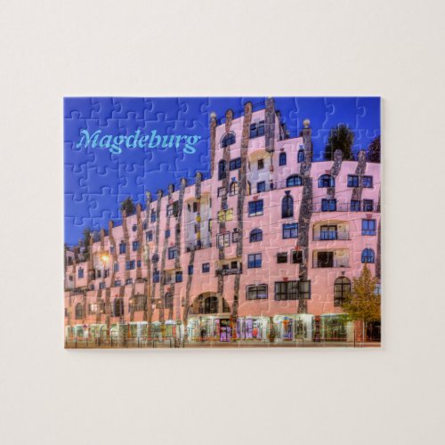 Hundertwasser in Magdeburg photo Jigsaw Puzzle