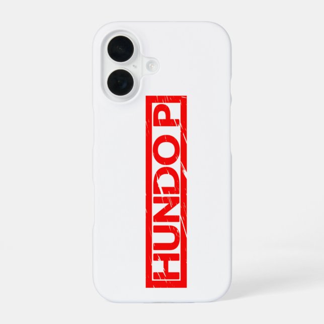Hundo P Stamp Iphone Case (Back)