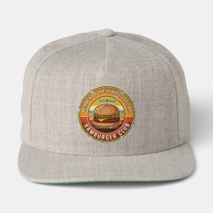 Hundred Dollar Hamburger Club Funny Aviation  Snap Back Hat