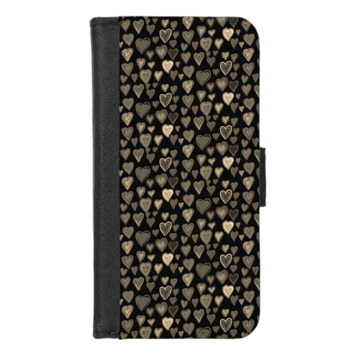 Hundred hearts  iPhone 87 wallet case