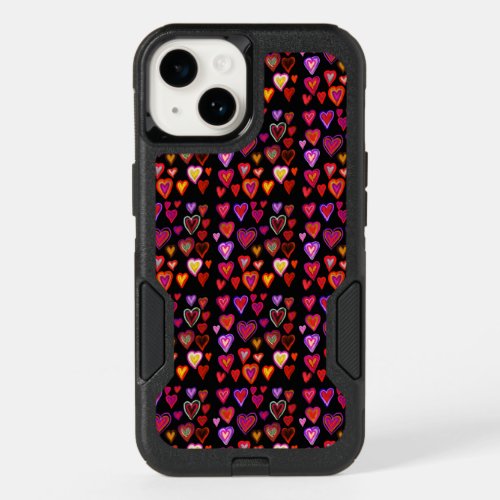 Hundred hearts  OtterBox iPhone 14 case