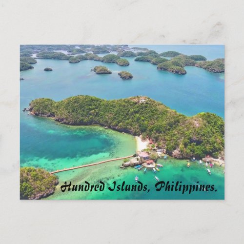 Hundred Islands Philippines Postcard