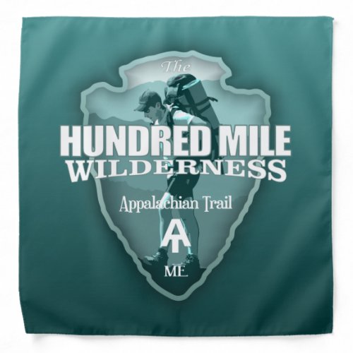 Hundred Mile Wilderness arrowhead T Bandana