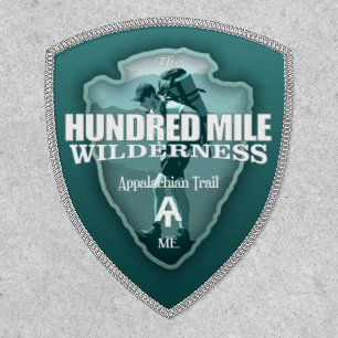 Hundred Mile Wilderness (arrowhead T)  Patch