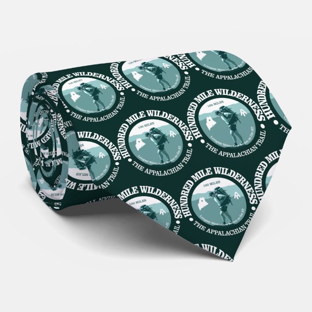 Hundred Mile Wilderness -AT Neck Tie (Rolled)