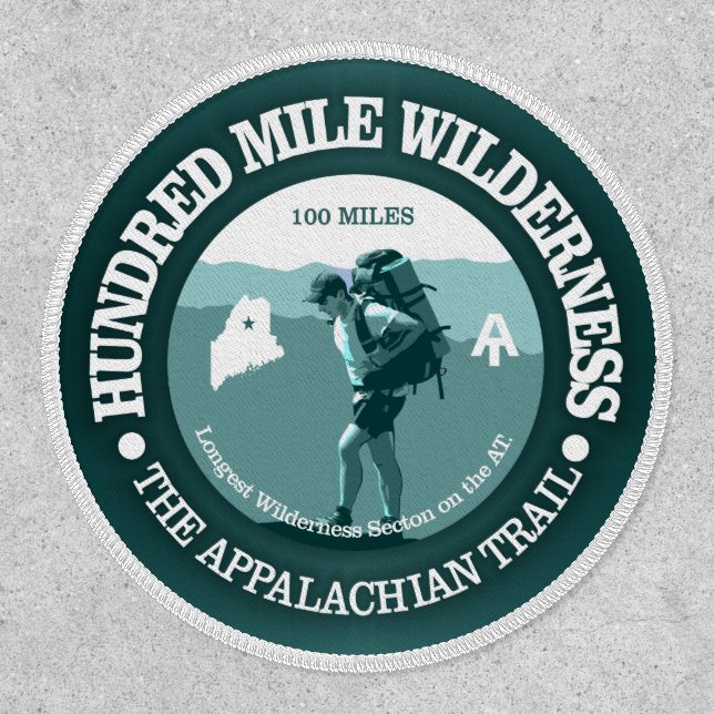 Hundred Mile Wilderness -AT  Patch (Front)