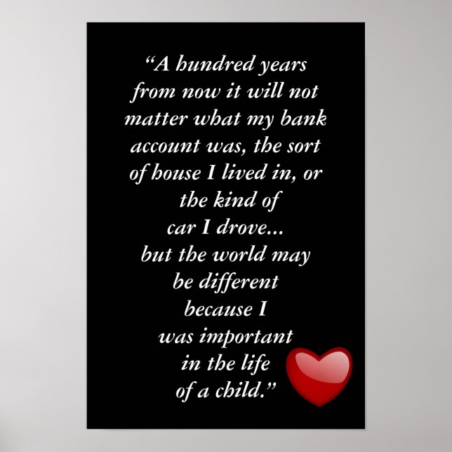 hundred years from now poster (Front)