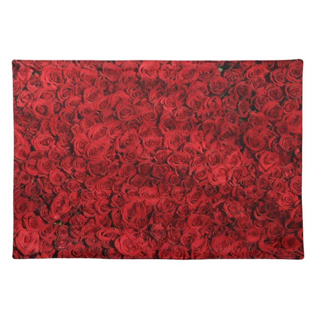 Hundreds of Beautiful Red Roses Placemat (Front)