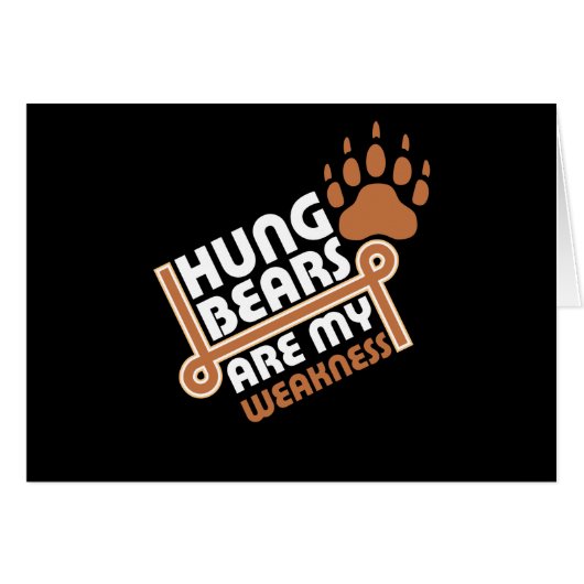 Hung bears are my weakness rev cards (Front Horizontal)