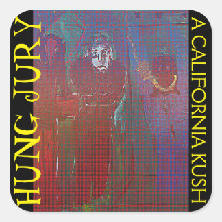 HUNG JURY KUSH SQUARE STICKER