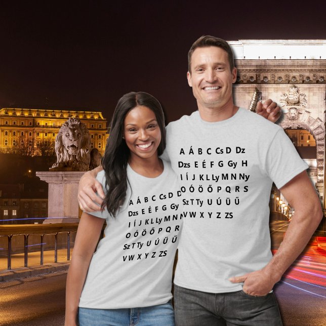 Hungarian alphabet T-Shirt (Creator Uploaded)