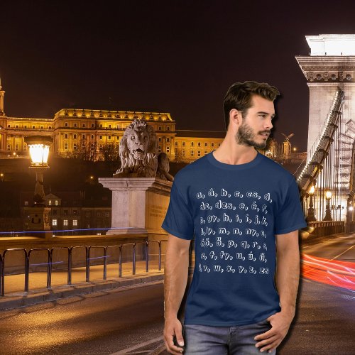 Hungarian alphabet T_Shirt