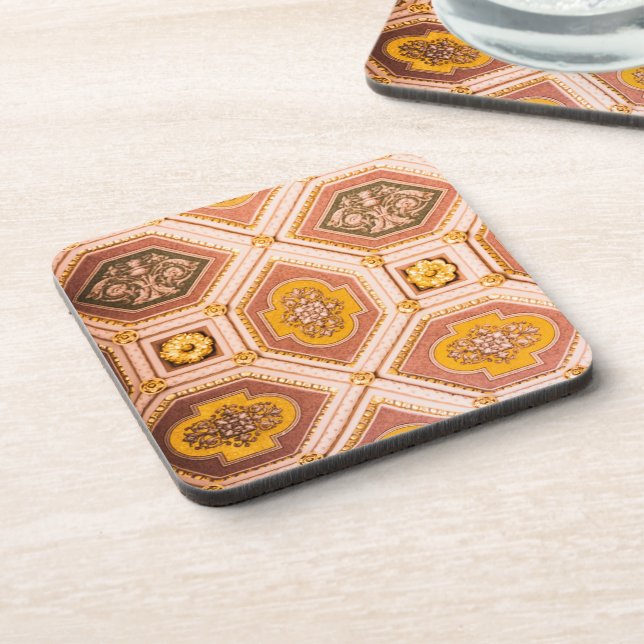 Hungarian Architecture Beverage Coaster (Left Side)