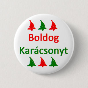 hungarian boldog karacsonyt button