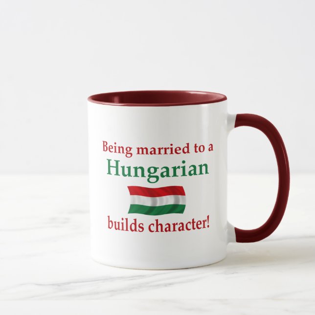 Hungarian Builds Character Mug (Right)