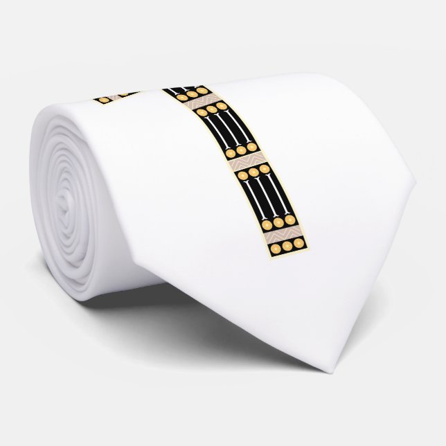hungarian catholic cross religion god symbol stole neck tie (Rolled)