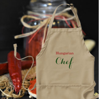 hungarian chef adult apron