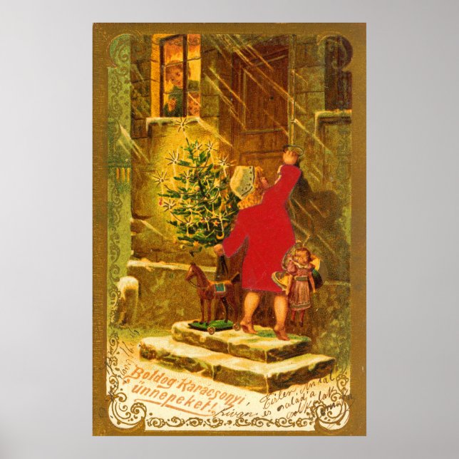 Hungarian Christmas from 1896 Poster (Front)