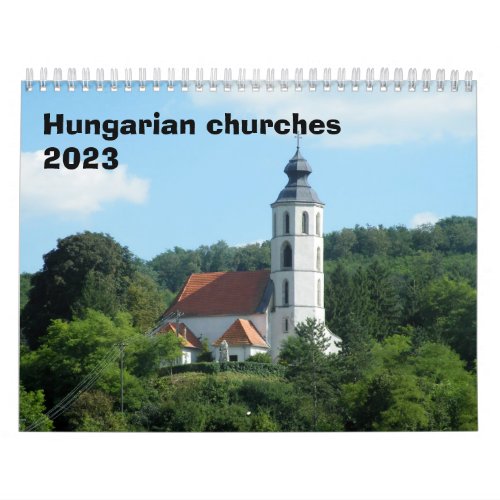 Hungarian churches 2023 calendar