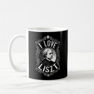 Hungarian Classical Music Composer Vintage I Love  Coffee Mug