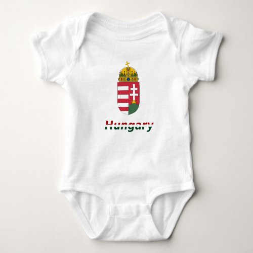 Hungarian Coat of arms Baby Bodysuit