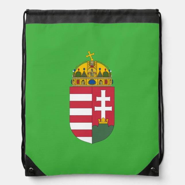 Hungarian coat of arms drawstring bag (Front)
