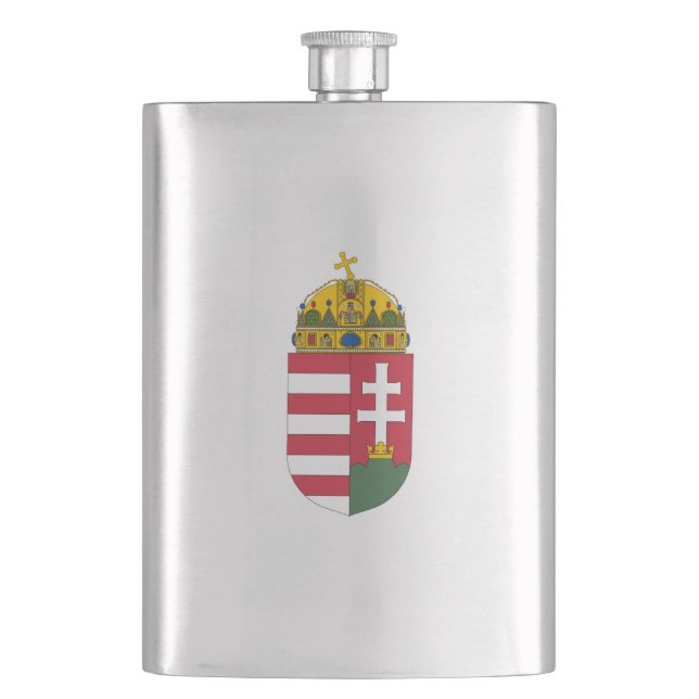 Hungarian coat of arms flask (Front)