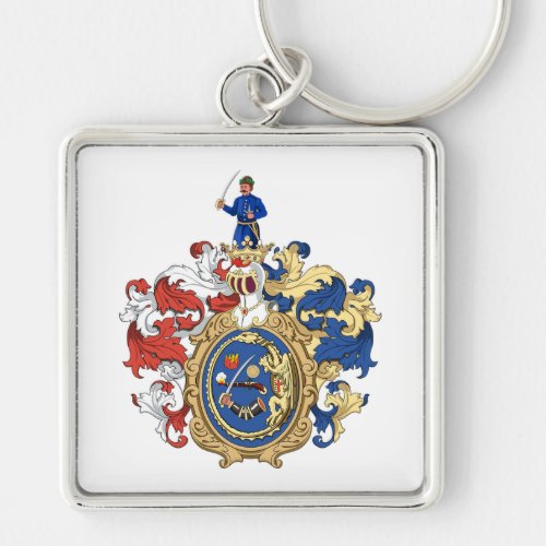 Hungarian Coat of Arms Keychain