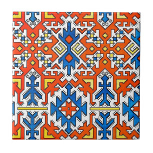 Hungarian Design Ceramic Tile