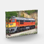 Hungarian Diesel Locomotive M62 Train Photo Block