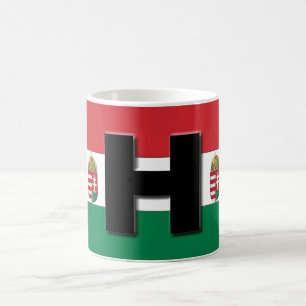 Hungarian Flag and Crest Mug